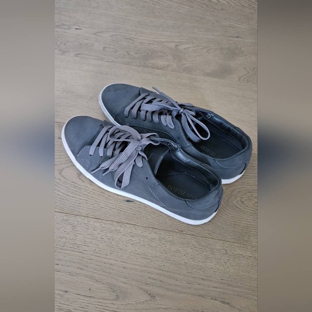 Enzo Feldini Men's Gray Casual Sneakers